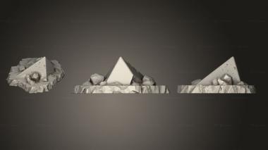 Bases Rock Egyptian Ruins Part 1 004 3d model