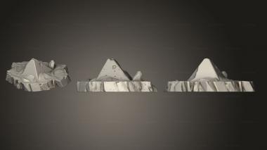 Bases Rock Egyptian Ruins Part 1 005 3d model