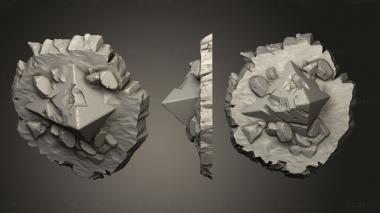 Bases Rock Egyptian Ruins Rock Egyptian Ruins Part 3 3d model
