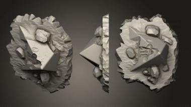 Bases Rock Egyptian Ruins Rock Egyptian Ruins Part 4 3d model