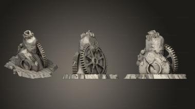Bases Rock Steampunk Stones Part 1 001 3d model