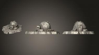 Bases Rock Steampunk Stones Part 1 004 3d model