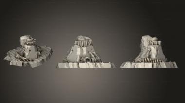 Bases Rock Steampunk Stones Part 1 005 3d model