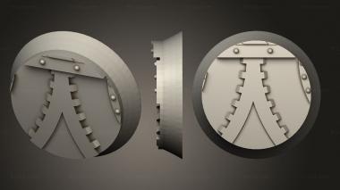 Bases round 20mm base indr 99 3d model