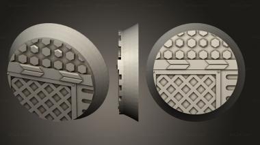 Bases round 20mm base indr 115 3d model