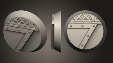 Bases round 20mm base indr 118 3d model