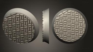 Bases round 25mm base indr 38 3d model