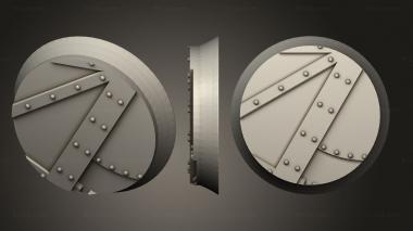 Bases round 25mm base indr 43 3d model