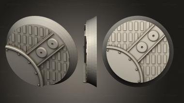 Bases round 25mm base indr 55 3d model