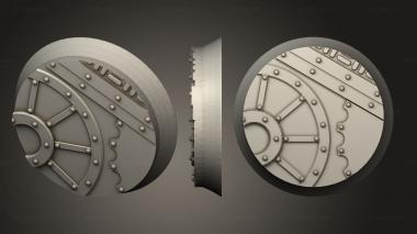 Bases round 25mm base indr 70 3d model
