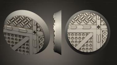 Bases round 25mm base indr 83 3d model