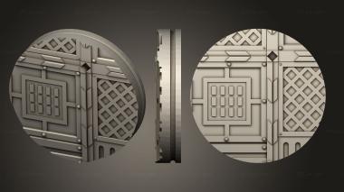 Bases round 25mm infinity indr v55 3d model