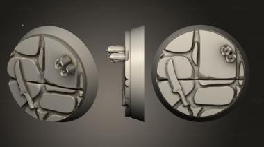 Bases Round 25mm ver5 3d model
