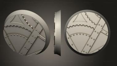 Bases round 32mm base indr 24 3d model