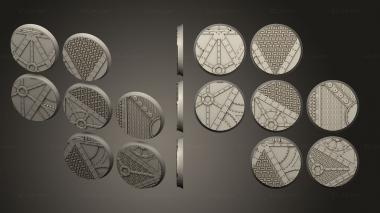 Bases round 40mm x 7 indr v01 3d model