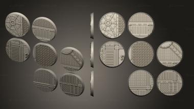 Bases round 40mm x 7 indr v02 3d model
