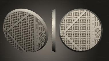 Bases round 50mm base indr 16 3d model