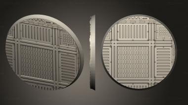 Bases round 64mm base indr 04 3d model