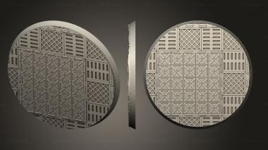 Bases round 64mm base indr 05 3d model