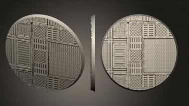 Bases round 80mm base indr 03 3d model