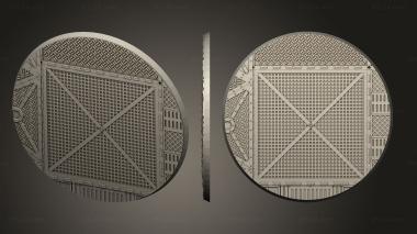 Bases round 100mm base indr 02 3d model