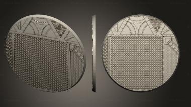 Bases round 100mm base indr 03 3d model