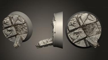 Bases Round Bases 25mm 01 3d model