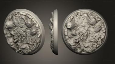 Bases Round Bases Badland Round 40mm C 3d model