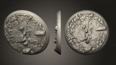 Bases Round Bases Badland Round 50mm B 3d model