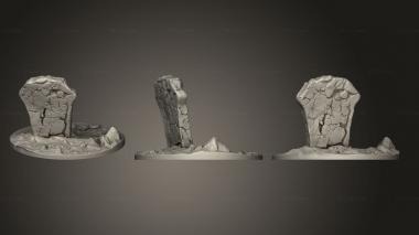 Bases Round Top Bases 32mm 38 3d model