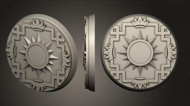 Bases Royal Feast Circle 35mm B 3d model
