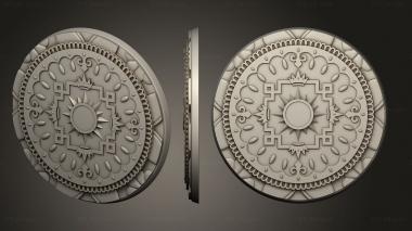 Bases Royal Feast Circle 75mm 3d model