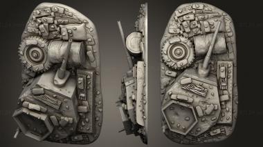 Bases scatter piece 10 hollow 3d model
