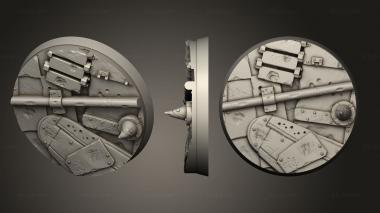 Bases Scrap 50mm round base magnet 3d model