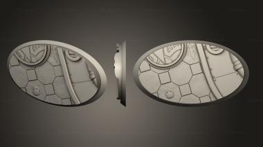 Bases Sisters Round 90mm 52mm 1 3d model