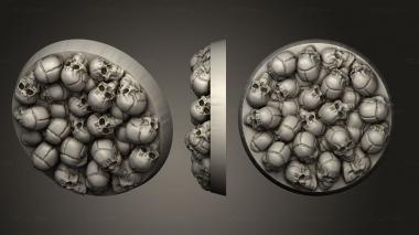 Bases skull pile base 40mm 3d model