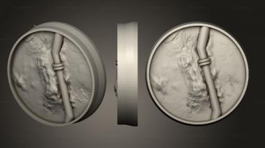 Bases Space Pirates Bases 30mm Base 2 3d model