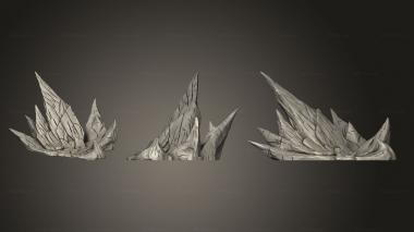 Bases Spikes Formation C 3d model