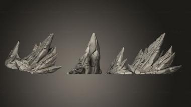Bases Spikes Formation D 3d model