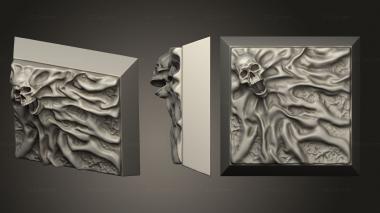 Bases Spirit 20mm square base magnet 3d model