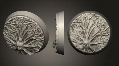 Bases Spirit 32mm round base magnet V3 3d model