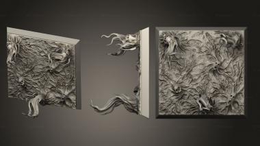 Bases Spirit 50mm square base magnet 3d model