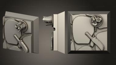 Bases Sq 20x20 ver2 3d model