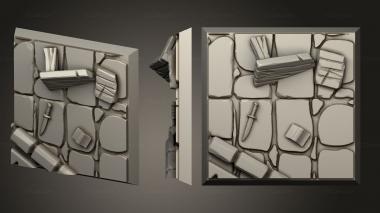 Bases Sq 40x40mm ver1 3d model