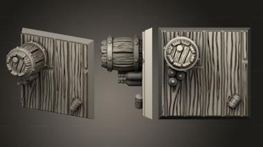 Bases Sq 40x40mm ver2 3d model