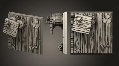 Bases Sq 50x50mm 3d model