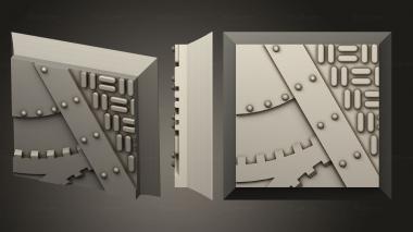 Bases square 20mm base indr 01 3d model