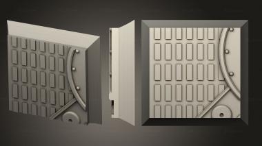 Bases square 20mm base indr 05 3d model