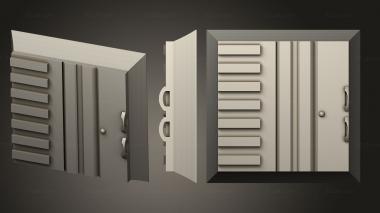 Bases square 20mm base indr 07 3d model
