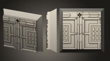 Bases square 20mm base indr 09 3d model